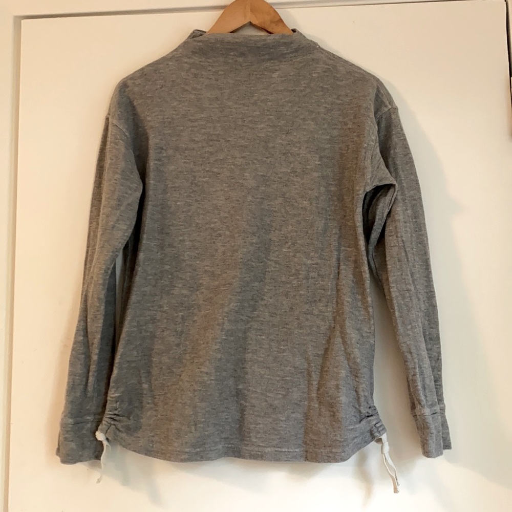 Mockneck pullover sweater/sweatshirt REI